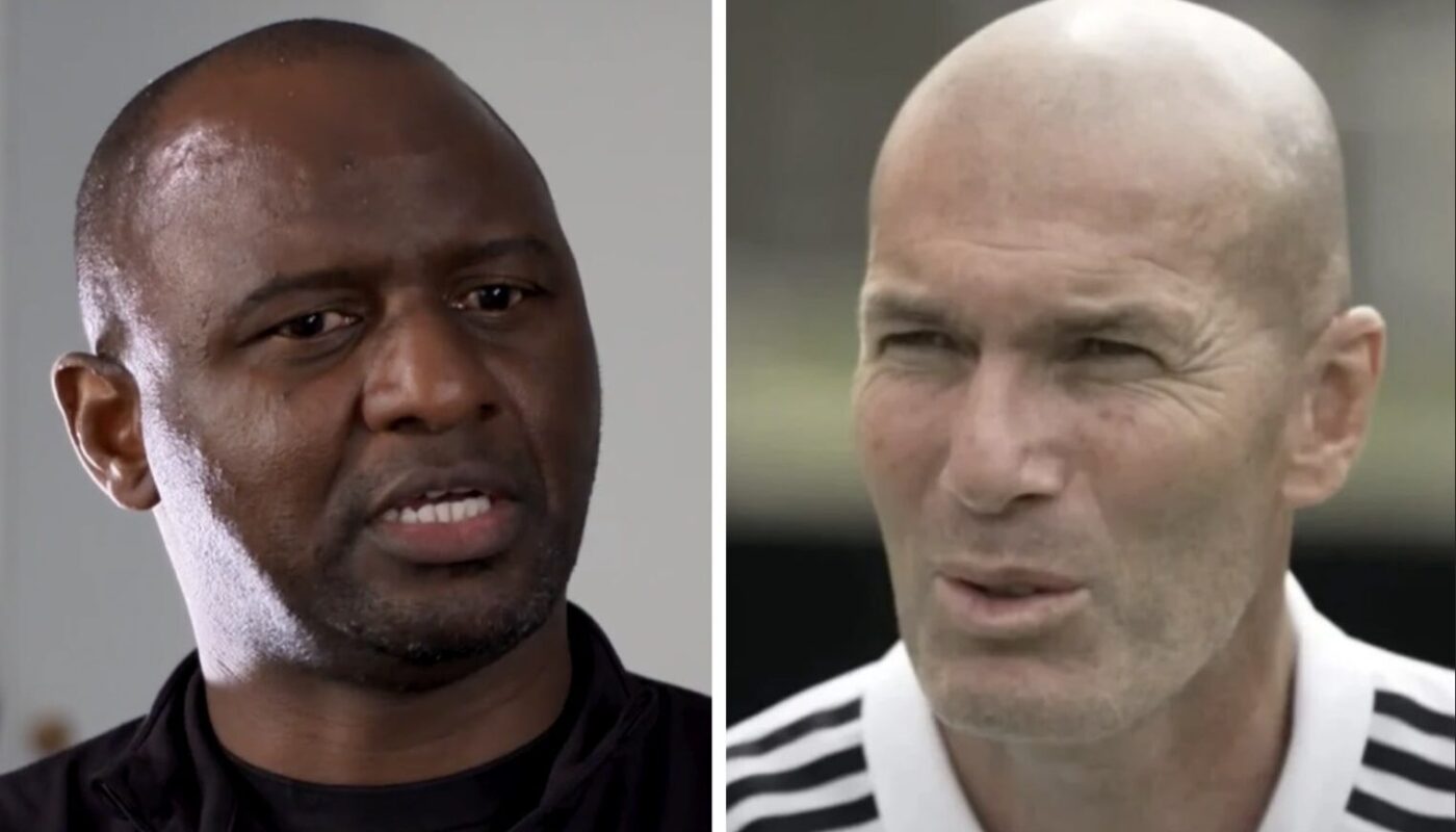 Patrick Vieira et Zinédine Zidane