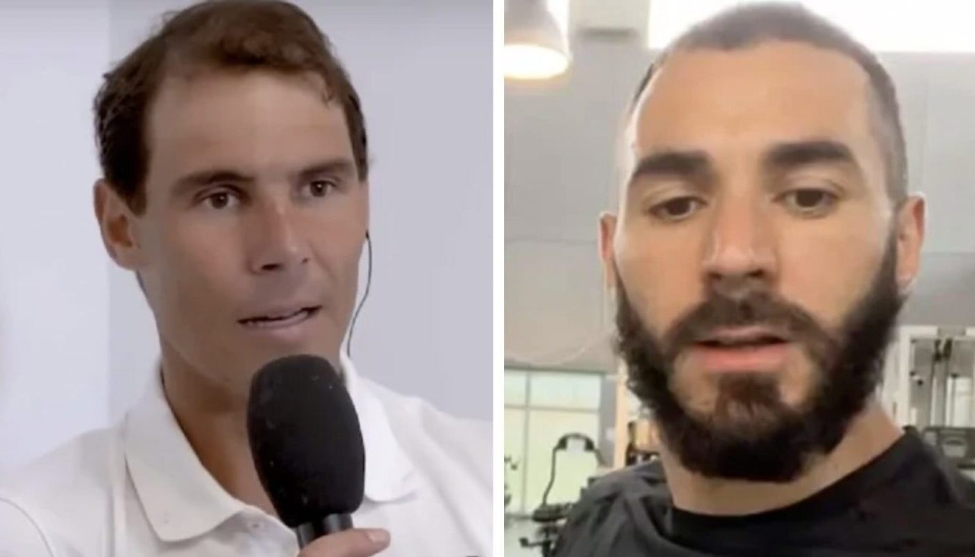 Rafael Nadal et Karim Benzema