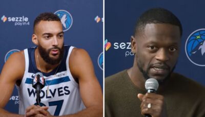 NBA – Après 9 matchs, Julius Randle honnête sur Rudy Gobert aux Wolves : « Il n’a pas toujours…