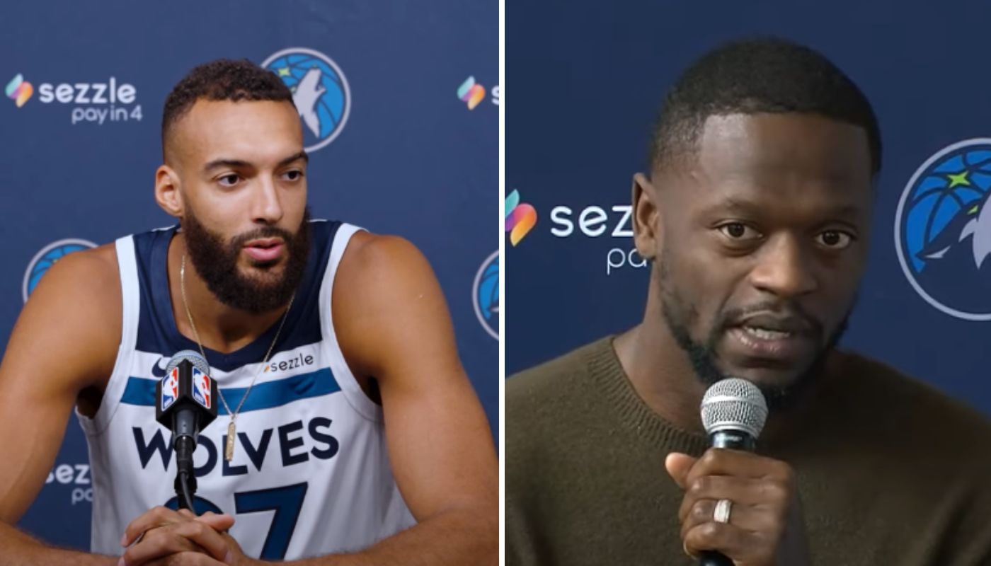 Rudy Gobert et Julius Randle