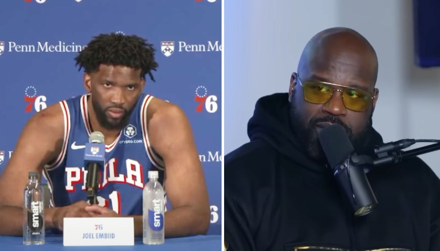 Joel Embiid et Shaquille O'Neal