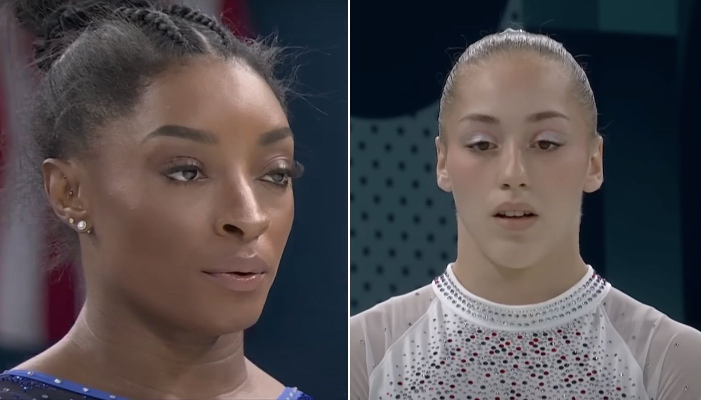 Simone Biles et Kaylia Nemour