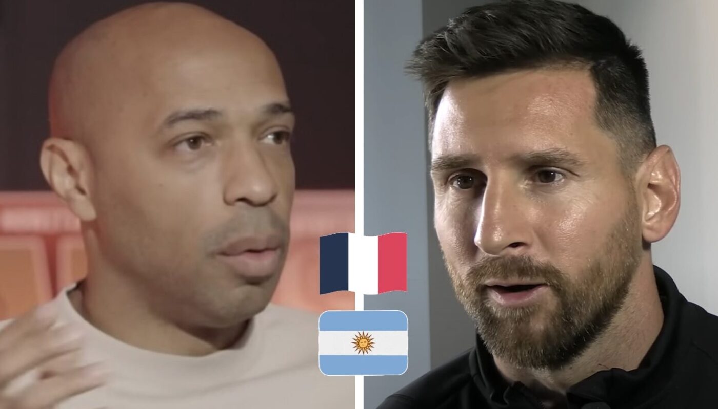 Thierry Henry et Lionel Messi