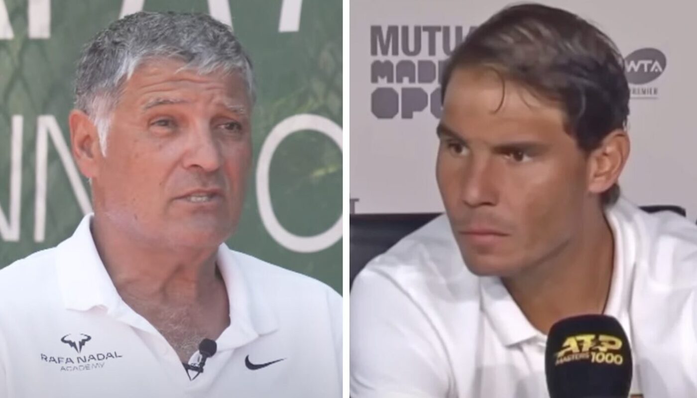 Toni Nadal et Rafael Nadal