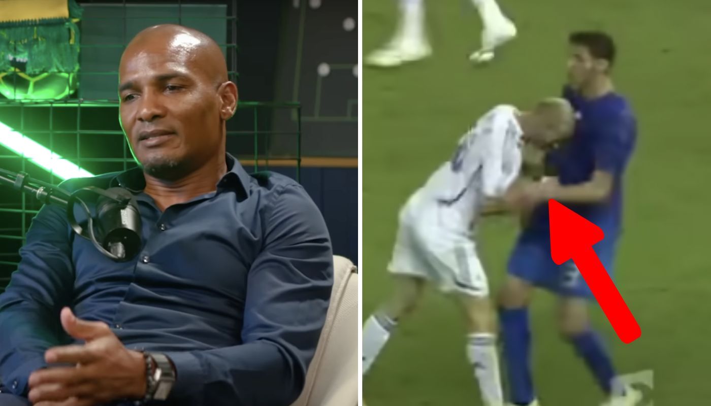 Florent Malouda et le coup de tête de Zinédine Zidane en 2006