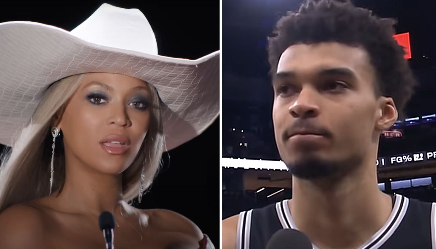 Victor Wembanyama des Spurs et Beyoncé, native de Houston dans le Texas