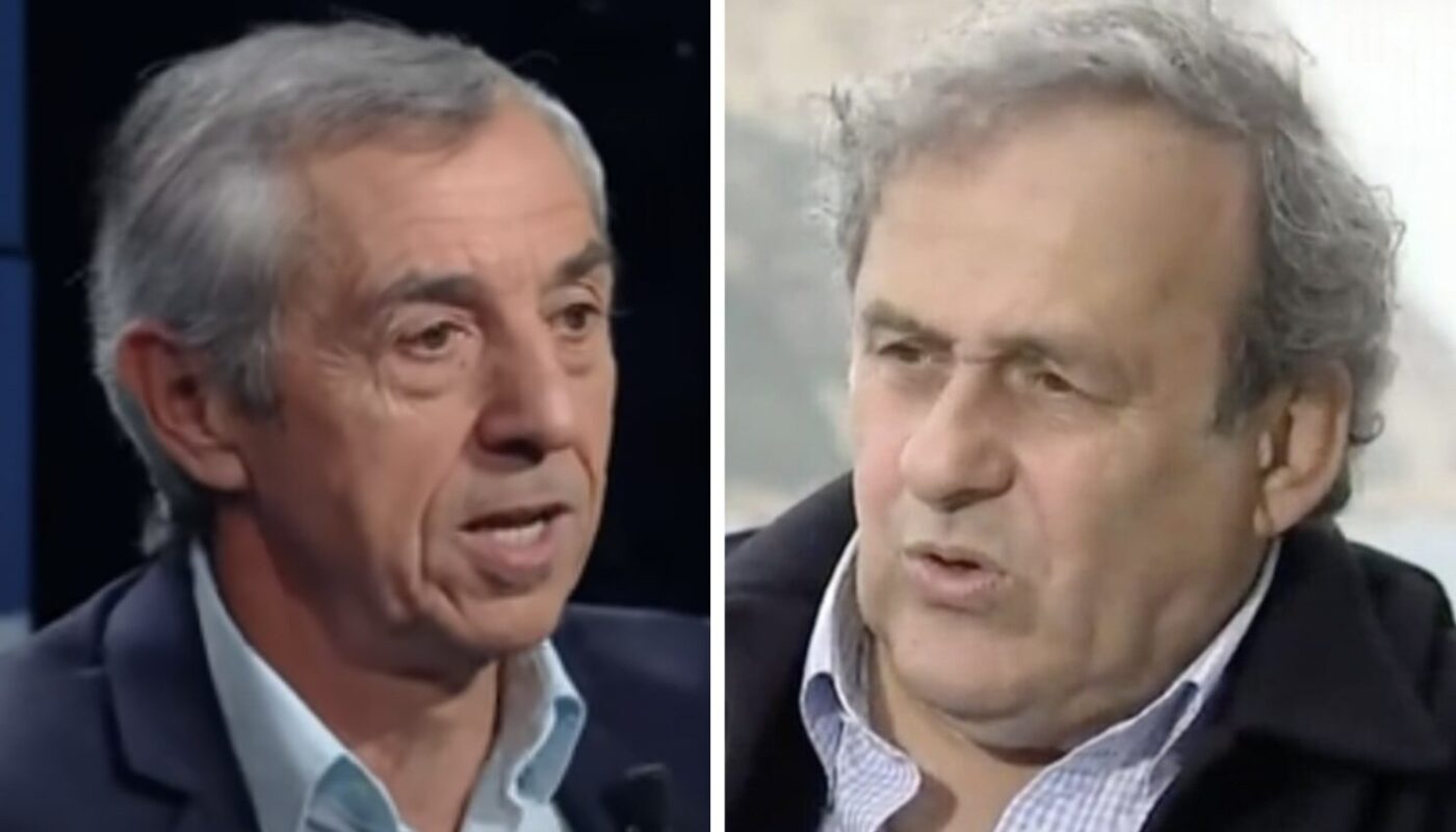 Alain Giresse et Michel Platini