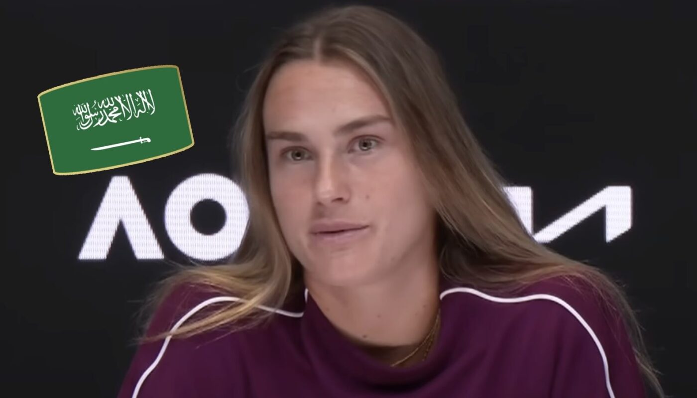 Aryna Sabalenka évoque l'Arabie Saoudite