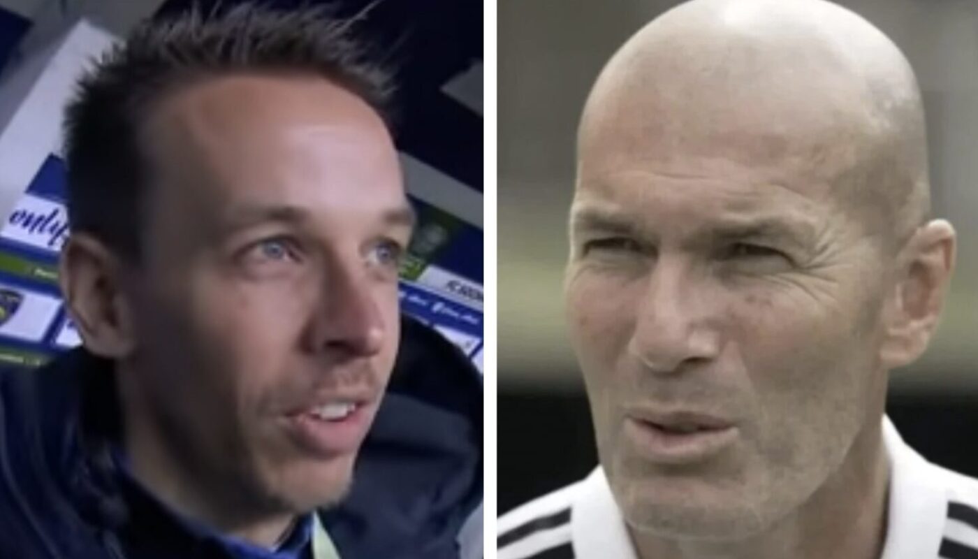 Benoît Pedretti et Zinédine Zidane