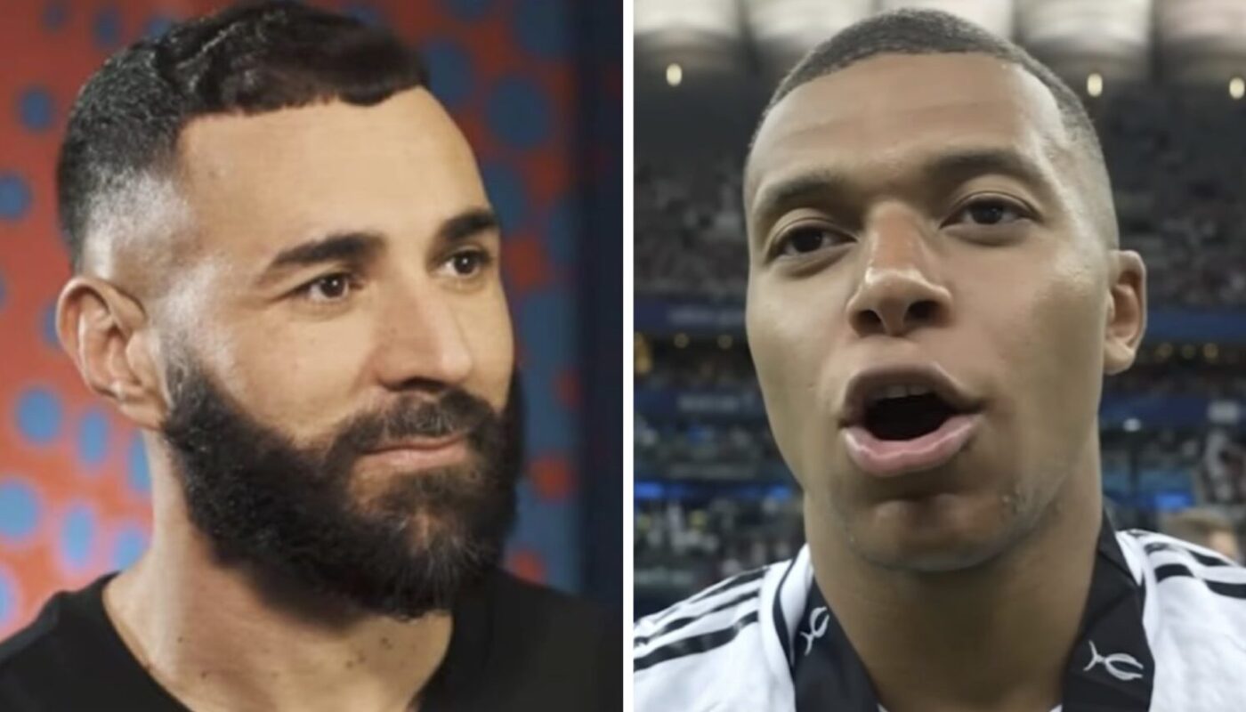 Karim Benzema et Kylian Mbappé