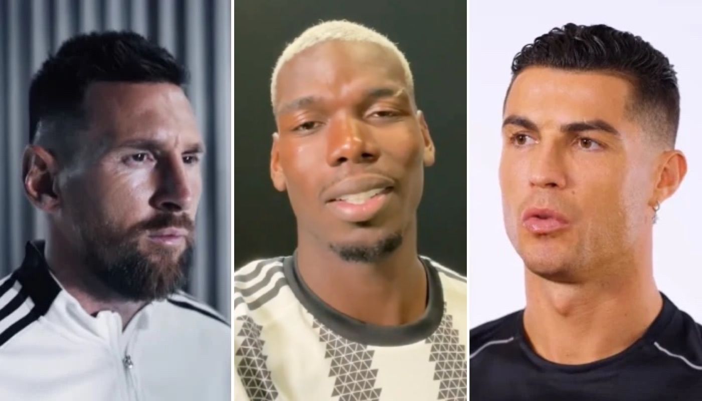 Leo Messi, Paul Pogba et Cristiano Ronaldo