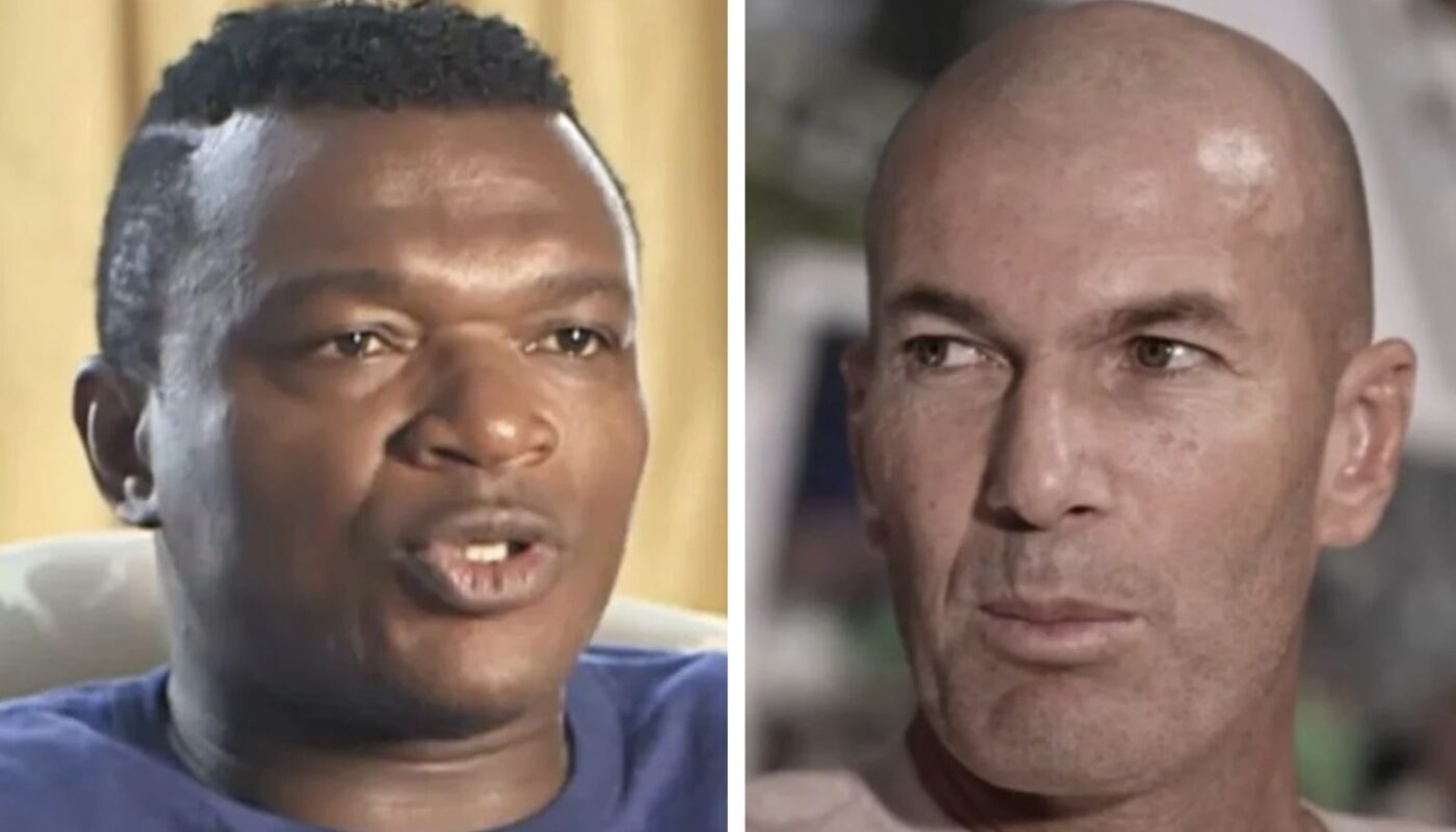 Marcel Desailly et Zinédine Zidane