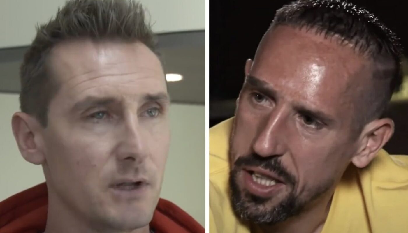 Miroslav Klose et Franck Ribéry