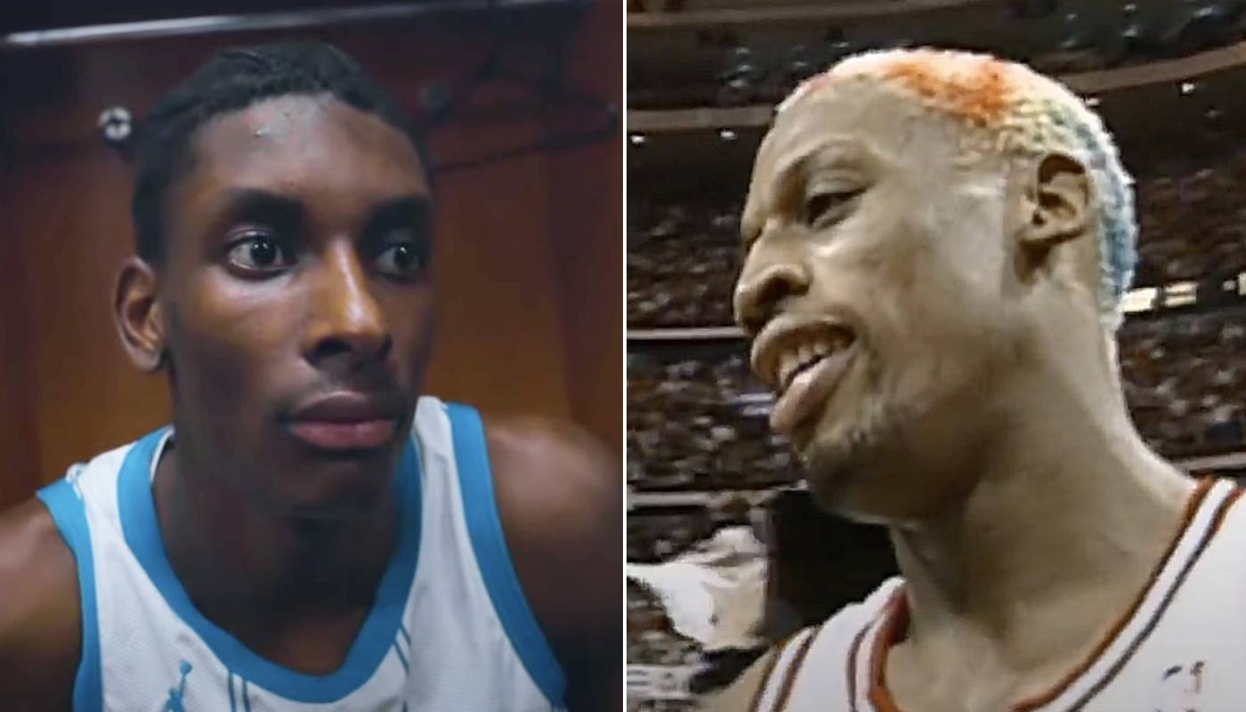 NBA Moussa Diabaté et Dennis Rodman