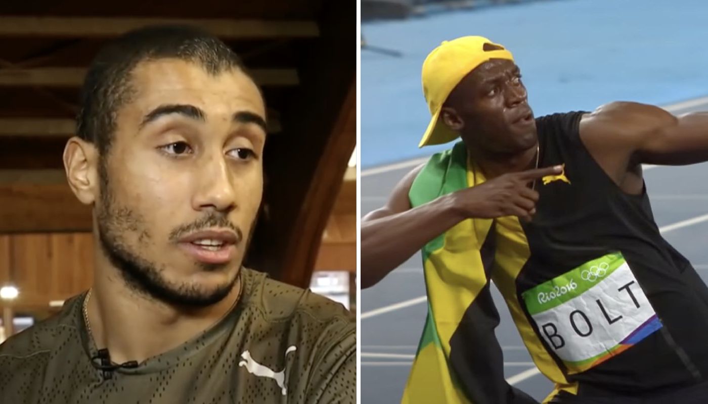 Jimmy Vicaut et Usain Bolt