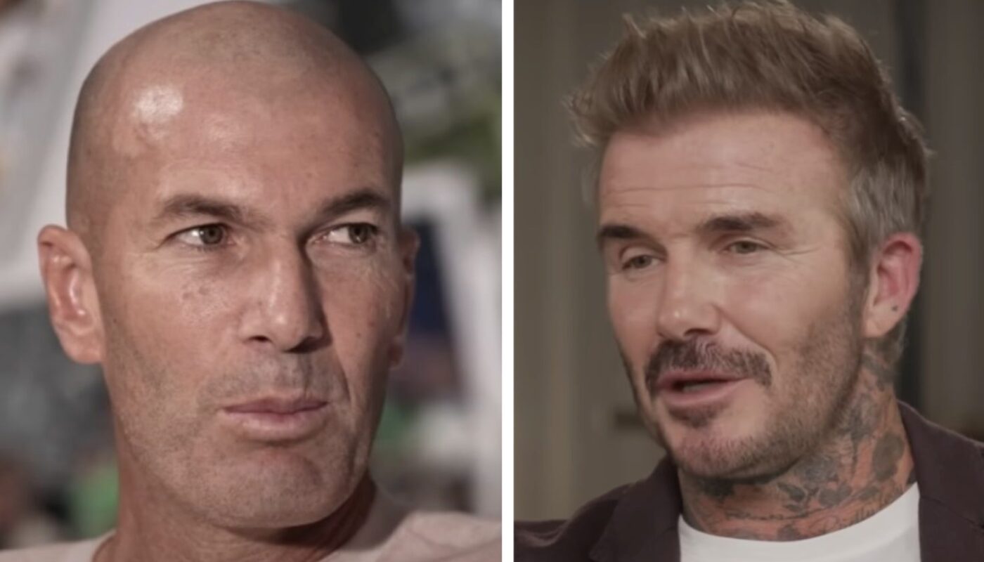 Zinédine Zidane et David Beckham