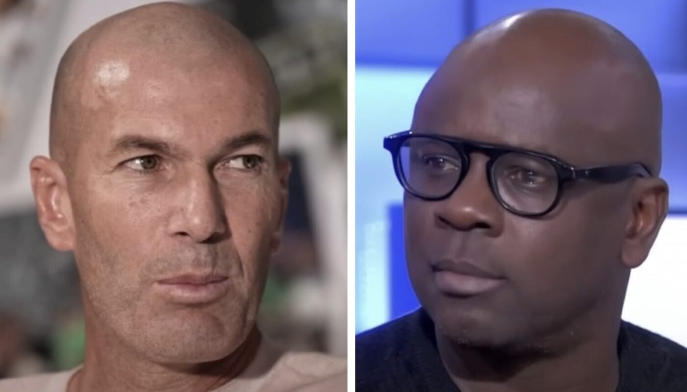 Zinédine Zidane et Lilian Thuram