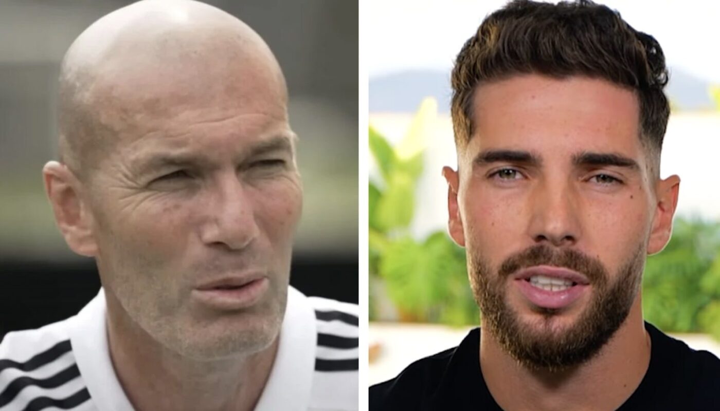 Zinédine Zidane et Luca Zidane