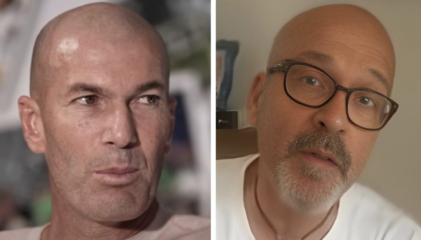 Zinédine Zidane et Tony Henry