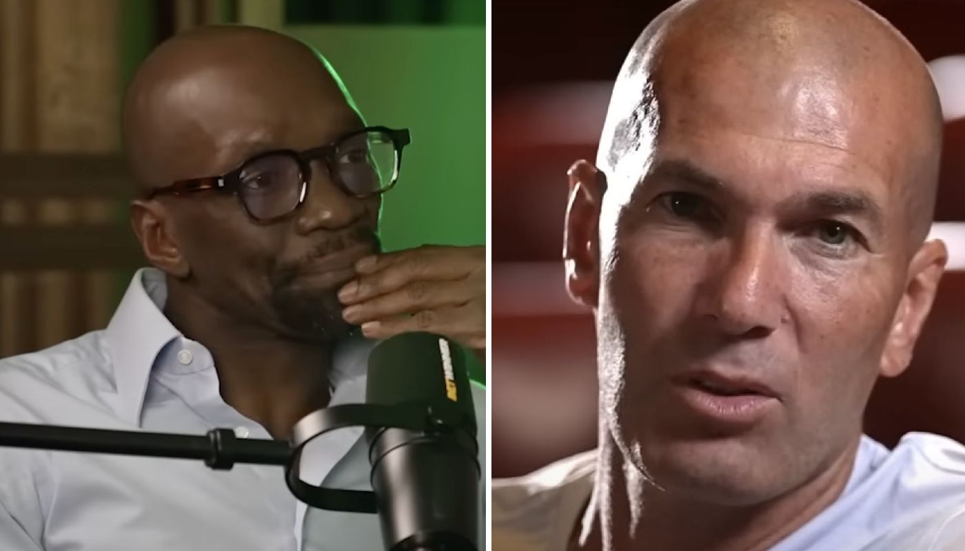 Claude Makélélé et Zinédine Zidane, légendes des BLeus