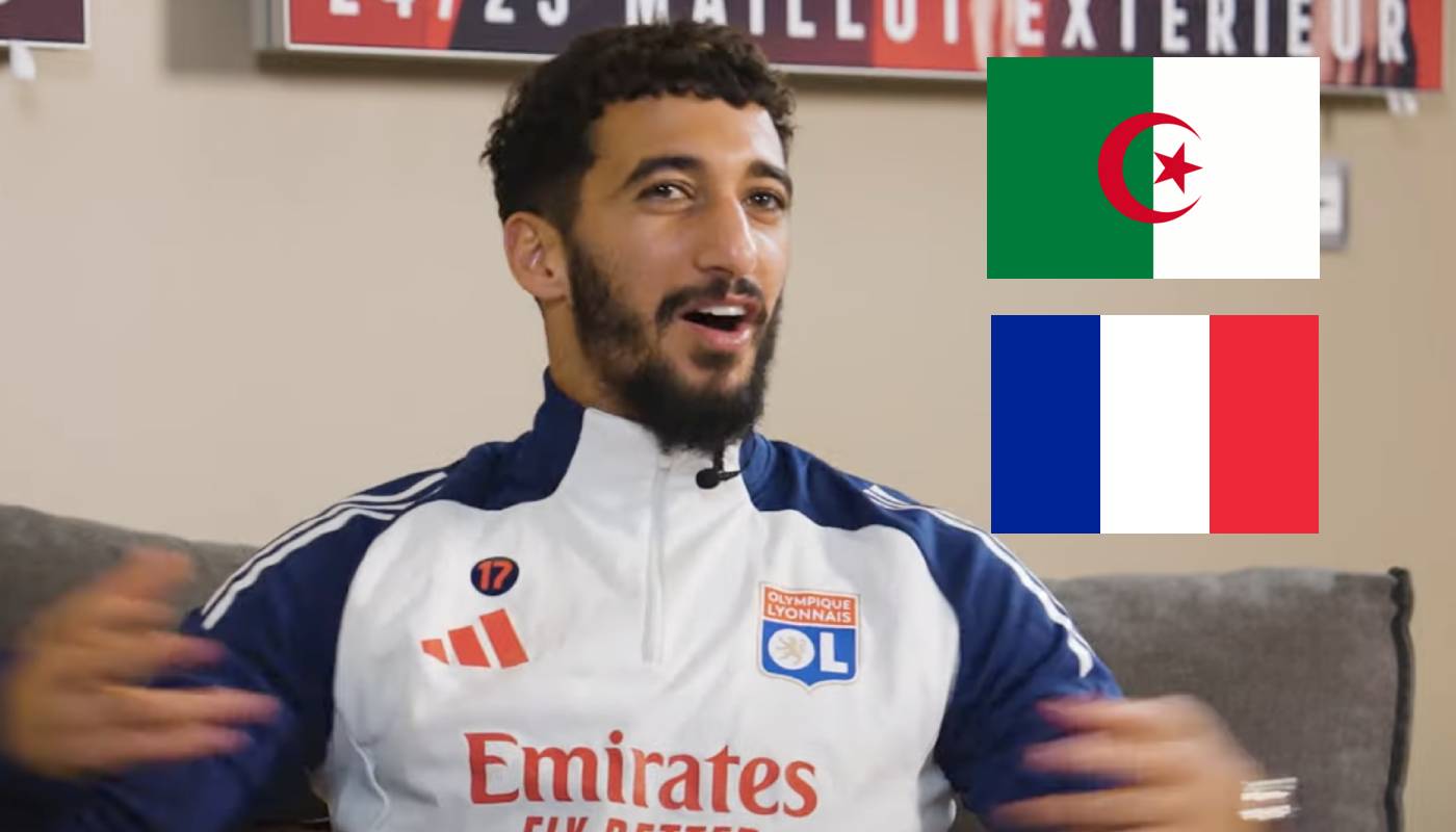 Saïd Benrahma, attaquant algérien de l'OL