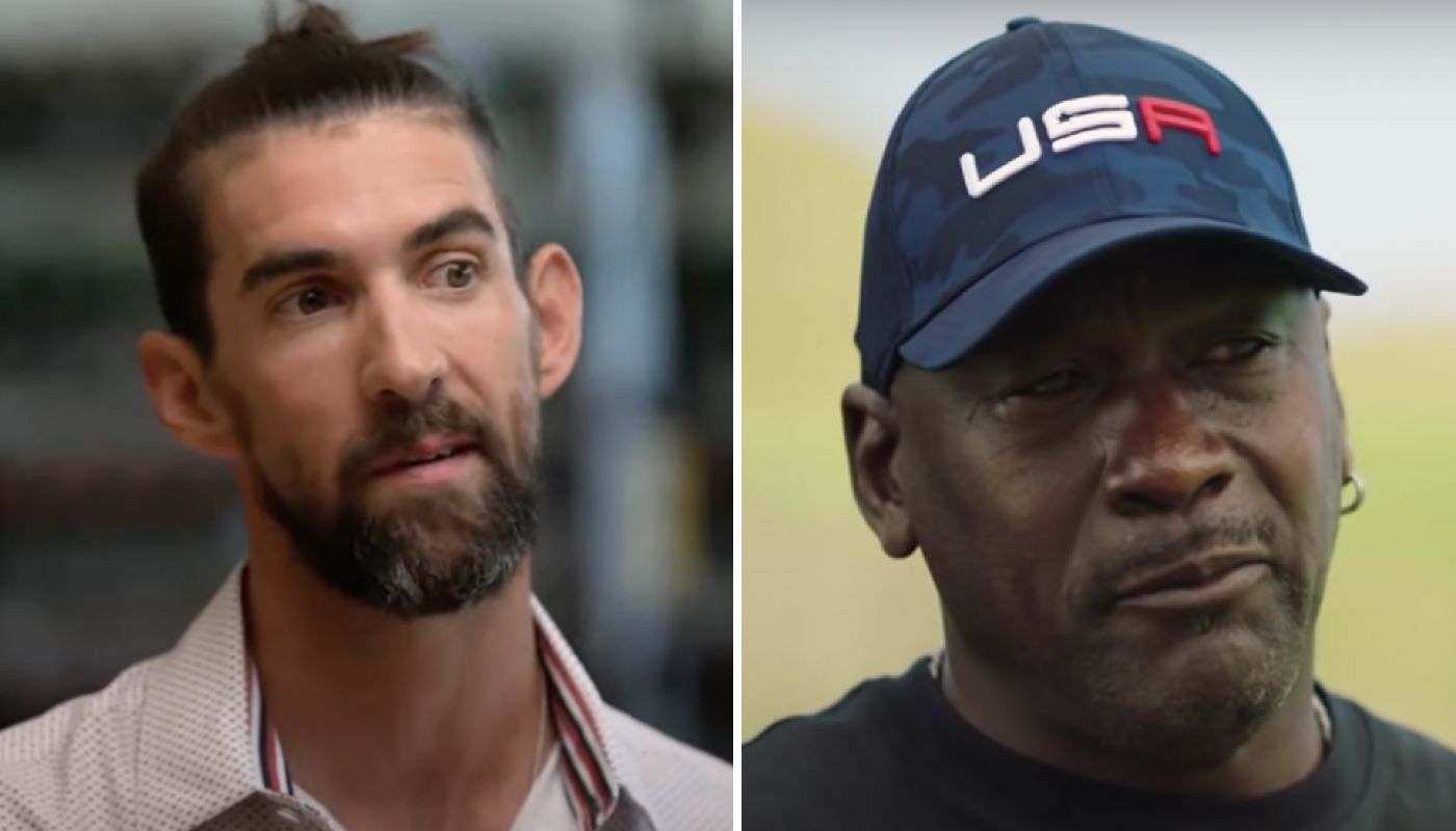 Michael Phelps et Michael Jordan, deux légendes absolues