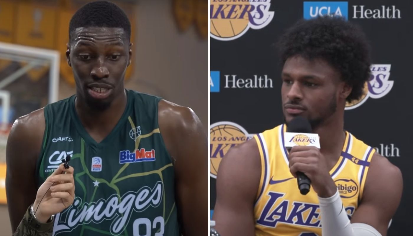 Mohamed Diarra et Bronny James, coéquipiers pendant la Summer League des Lakers