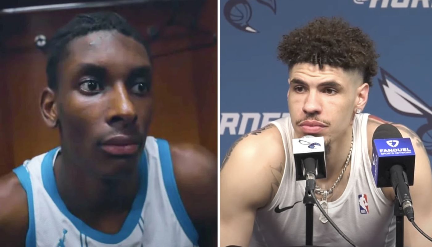 LaMelo Ball et Moussa Diabaté des Hornets