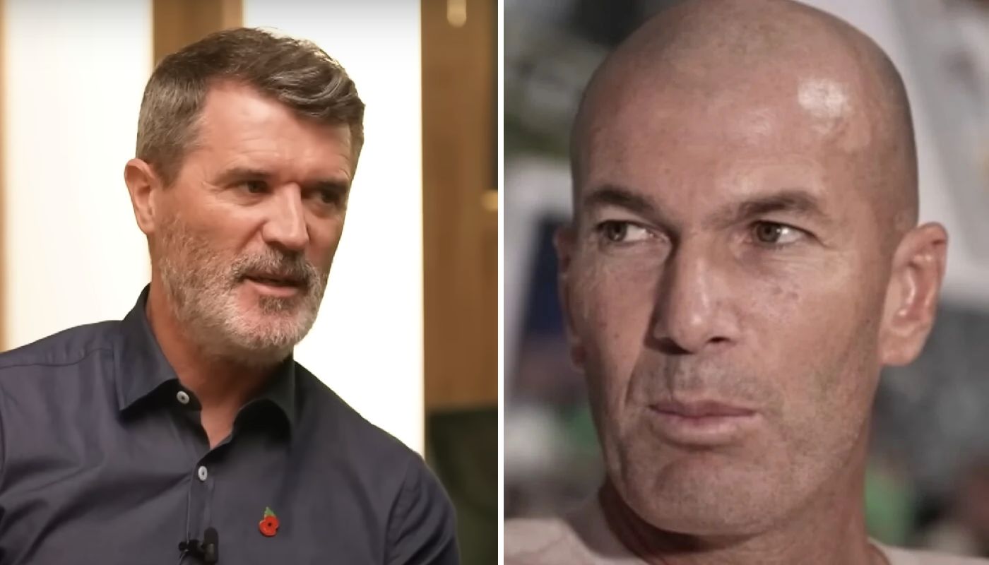 ROy Keane, légende de Manchester United et Zinédine Zidane