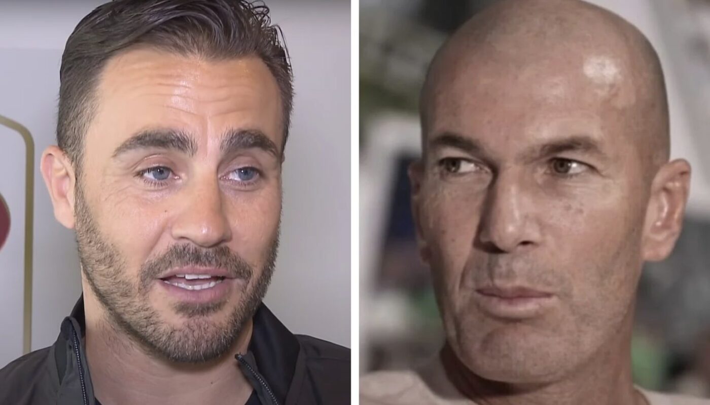 Fabio Cannavaro et Zinédine Zidane