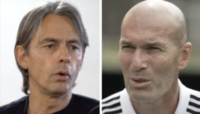 La star Filippo Inzaghi sans filtre sur Zinédine Zidane : « À peine arrivé en Italie, il m’a dit…