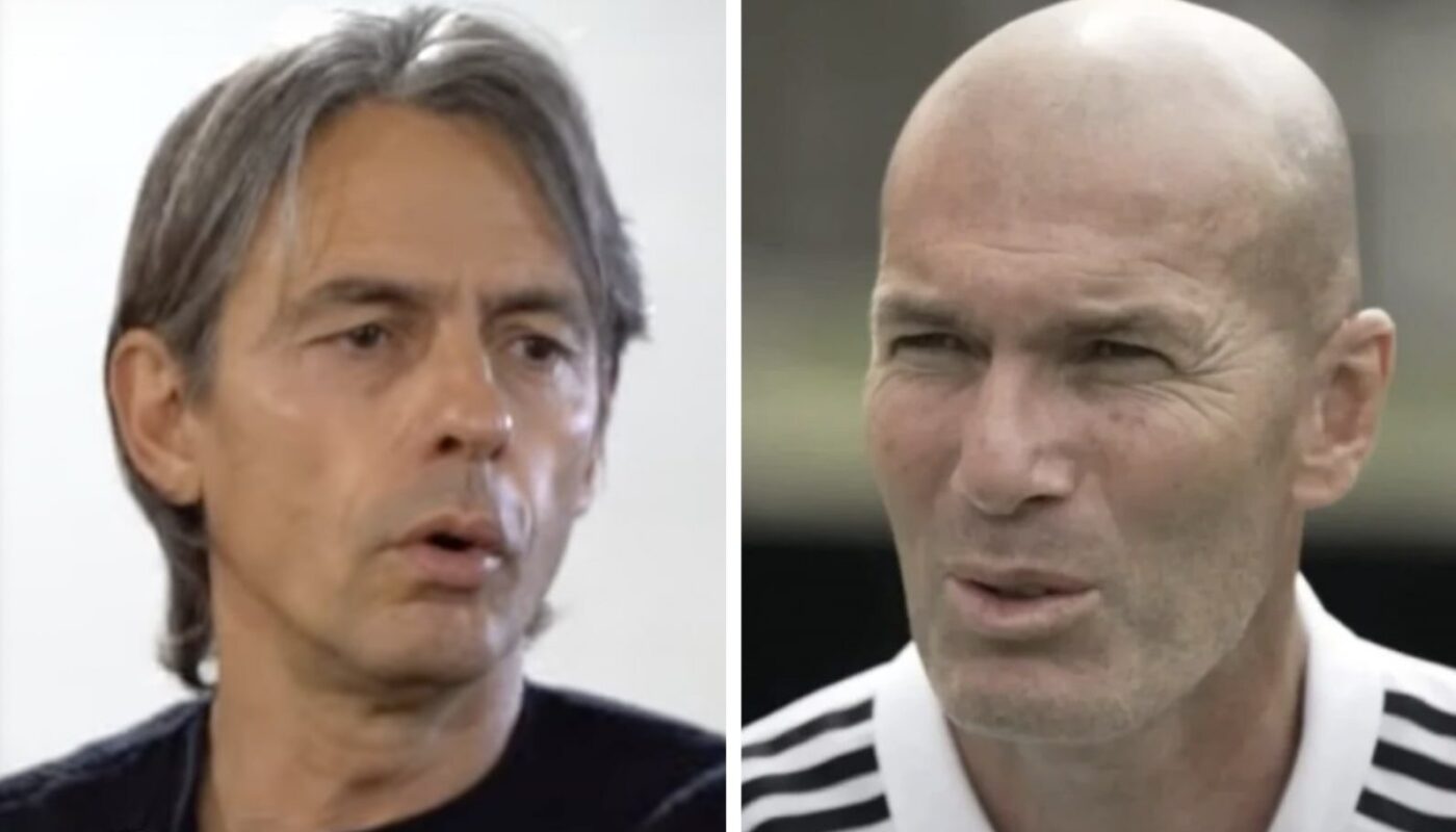 Filippo Inzaghi évoque Zinédine Zidane