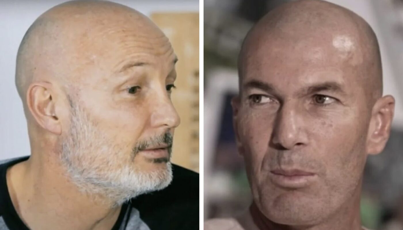 Frank Leboeuf et Zinédine Zidane