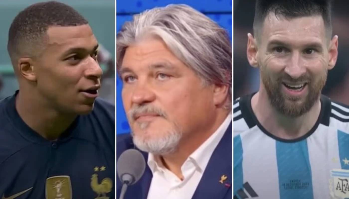 Kylian Mbappé, David Douillet et Leo Messi