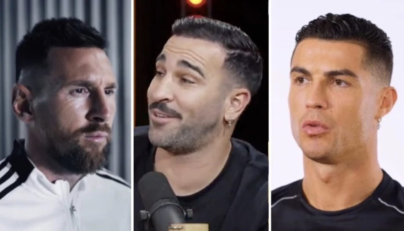 Lionel Messi, Adil Rami et Cristiano Ronaldo