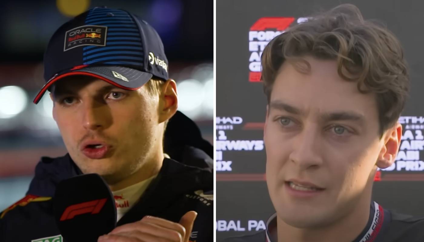 Max Verstappen et George Russell