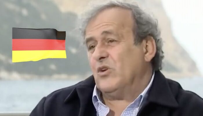 Michel Platini parle de l'Allemagne