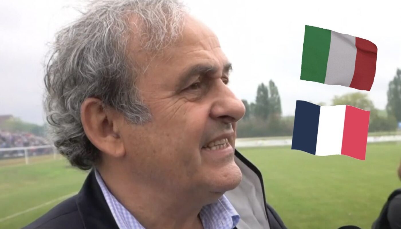 Michel Platini évoque la France et l'Italie