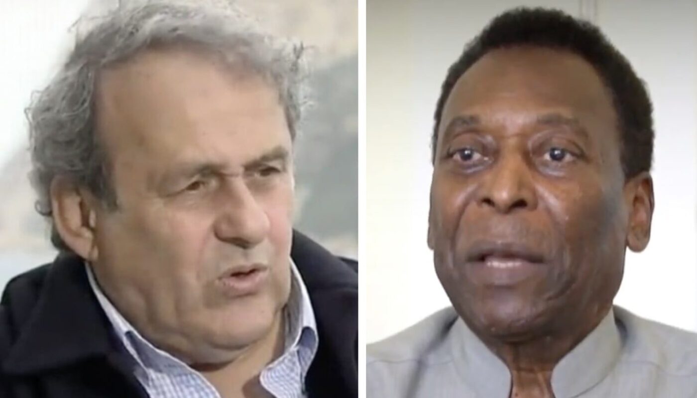 Michel Platini et Pelé