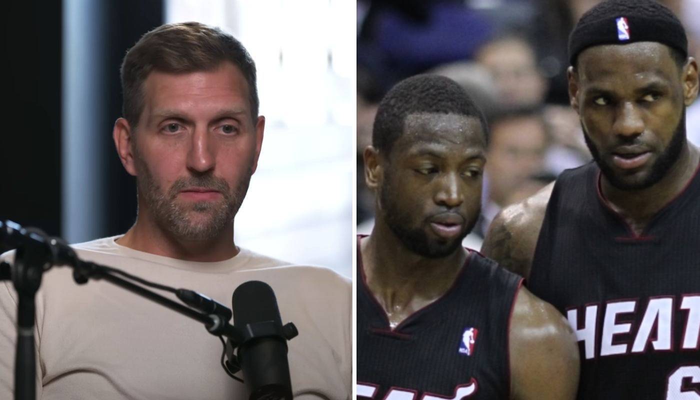 NBA Dirk Nowitzki, Dwyane Wade et LeBron James