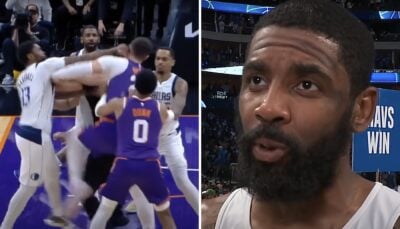 NBA – Après la bagarre virale des Mavs, la réaction sans filtre de Kyrie Irving : « Je vais leur…