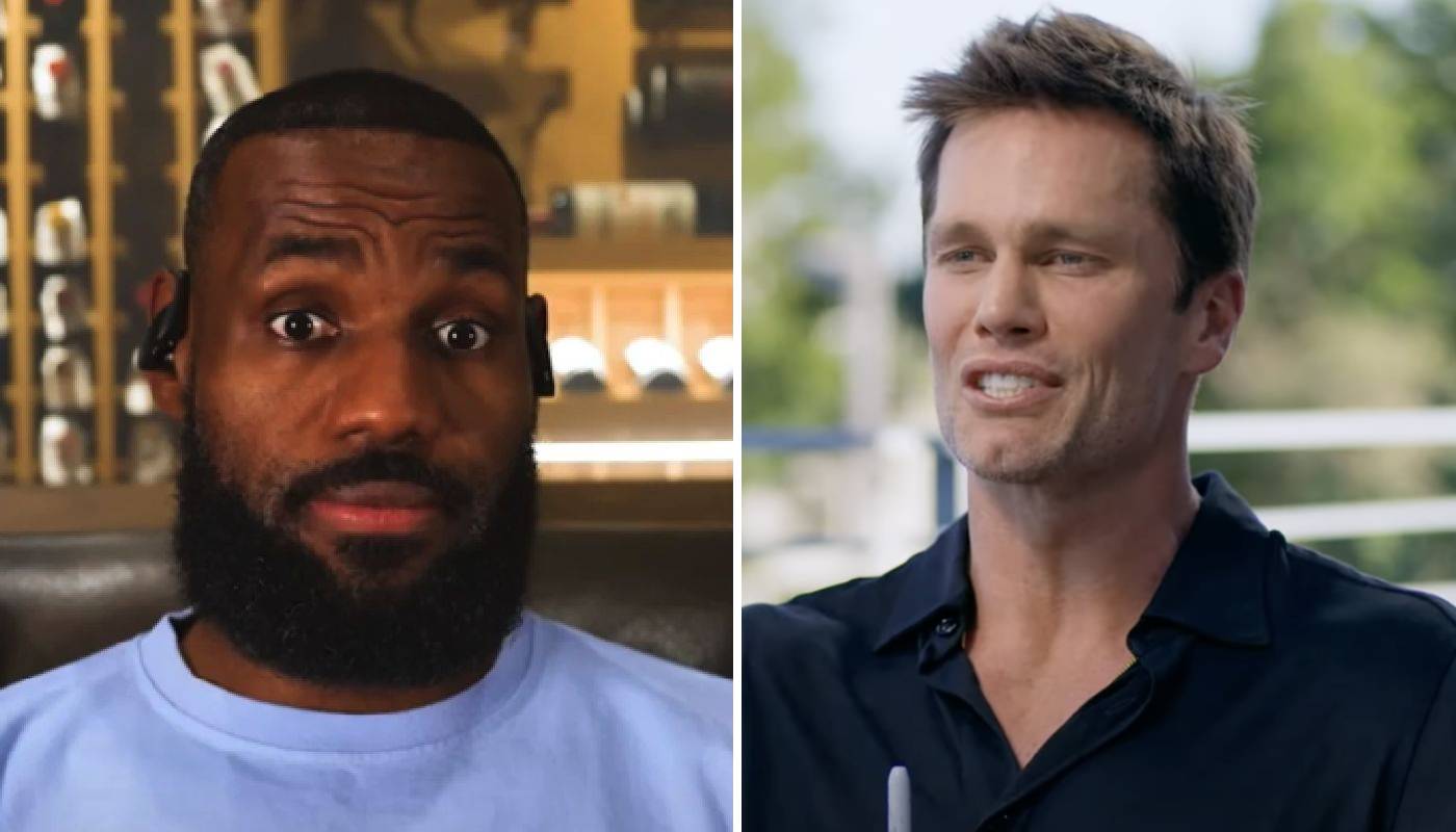 NBA LeBron James et Tom Brady