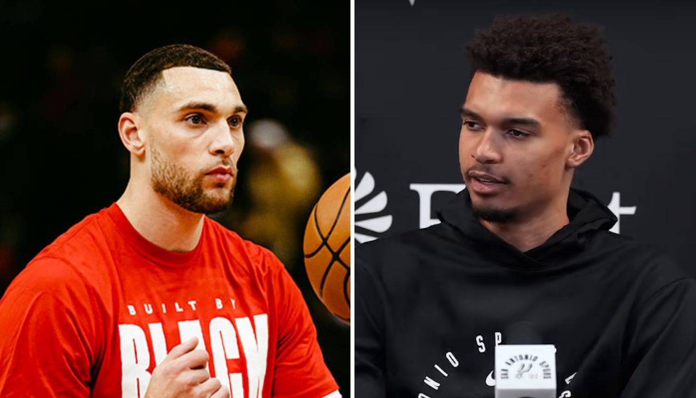 NBA Zach LaVine et Victor Wembanyama