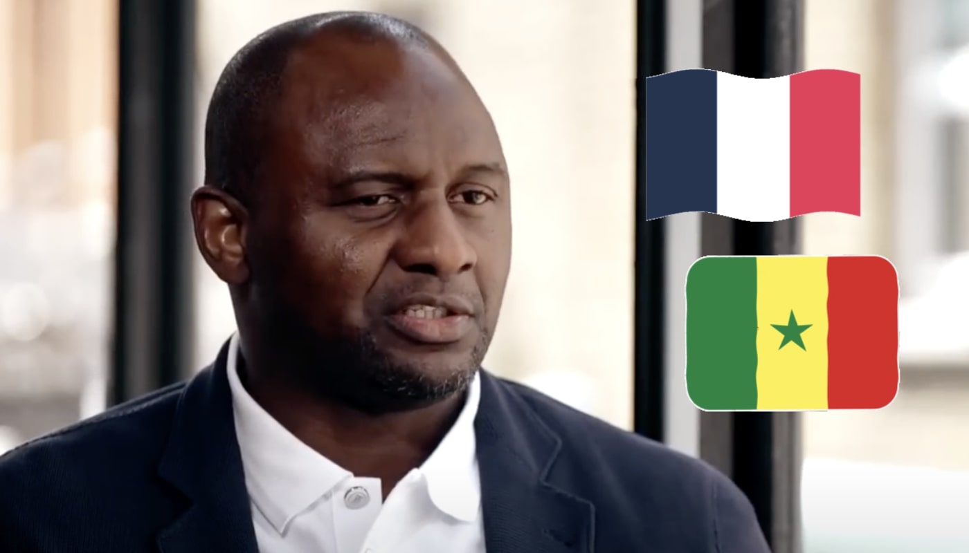 Patrick Vieira, Franco-Sénégalais