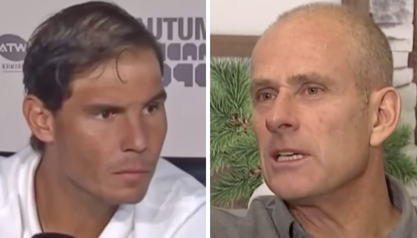 Rafael Nadal et Guy Forget