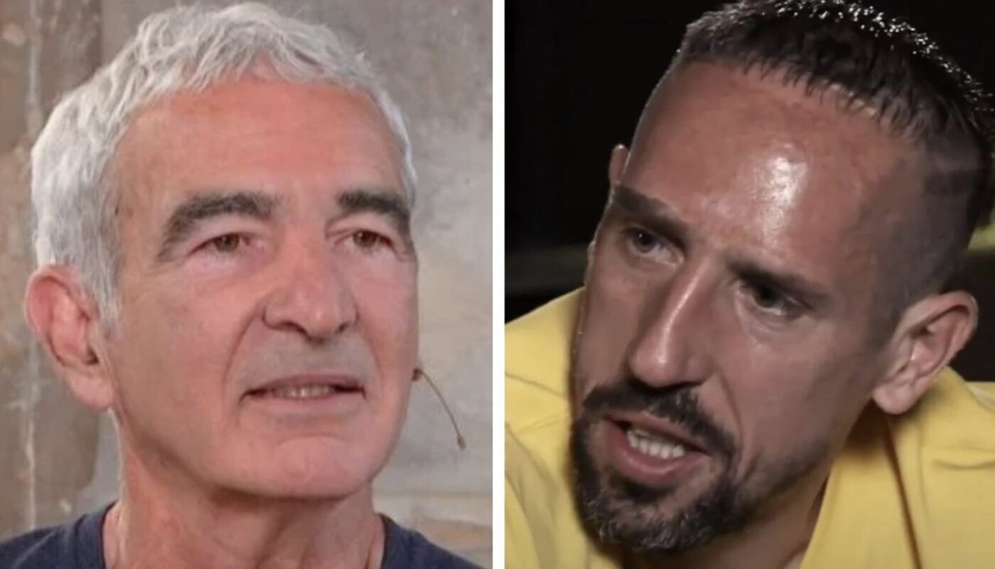 Raymond Domenech et Franck Ribéry