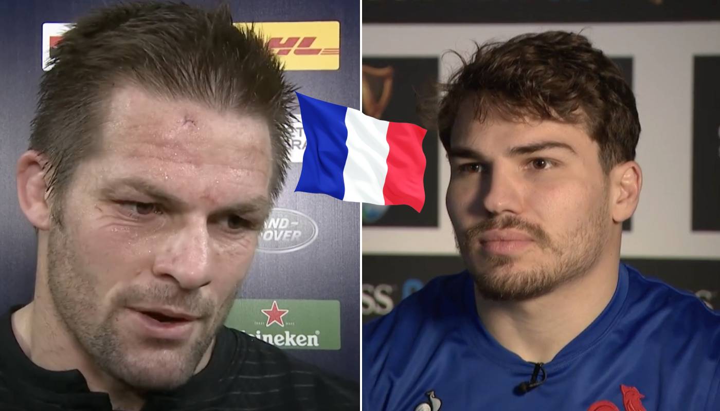 Richie McCaw et Antoine Dupont