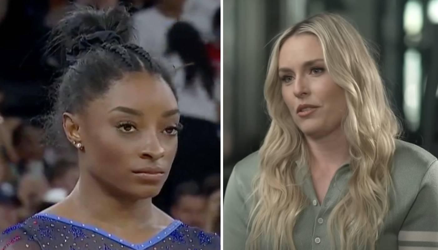 Simone Biles et Lindsey Vonn