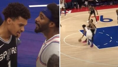 NBA – Wembanyama cause 2 éjections dont celle de Joel Embiid… et fait scandale chez les Sixers !