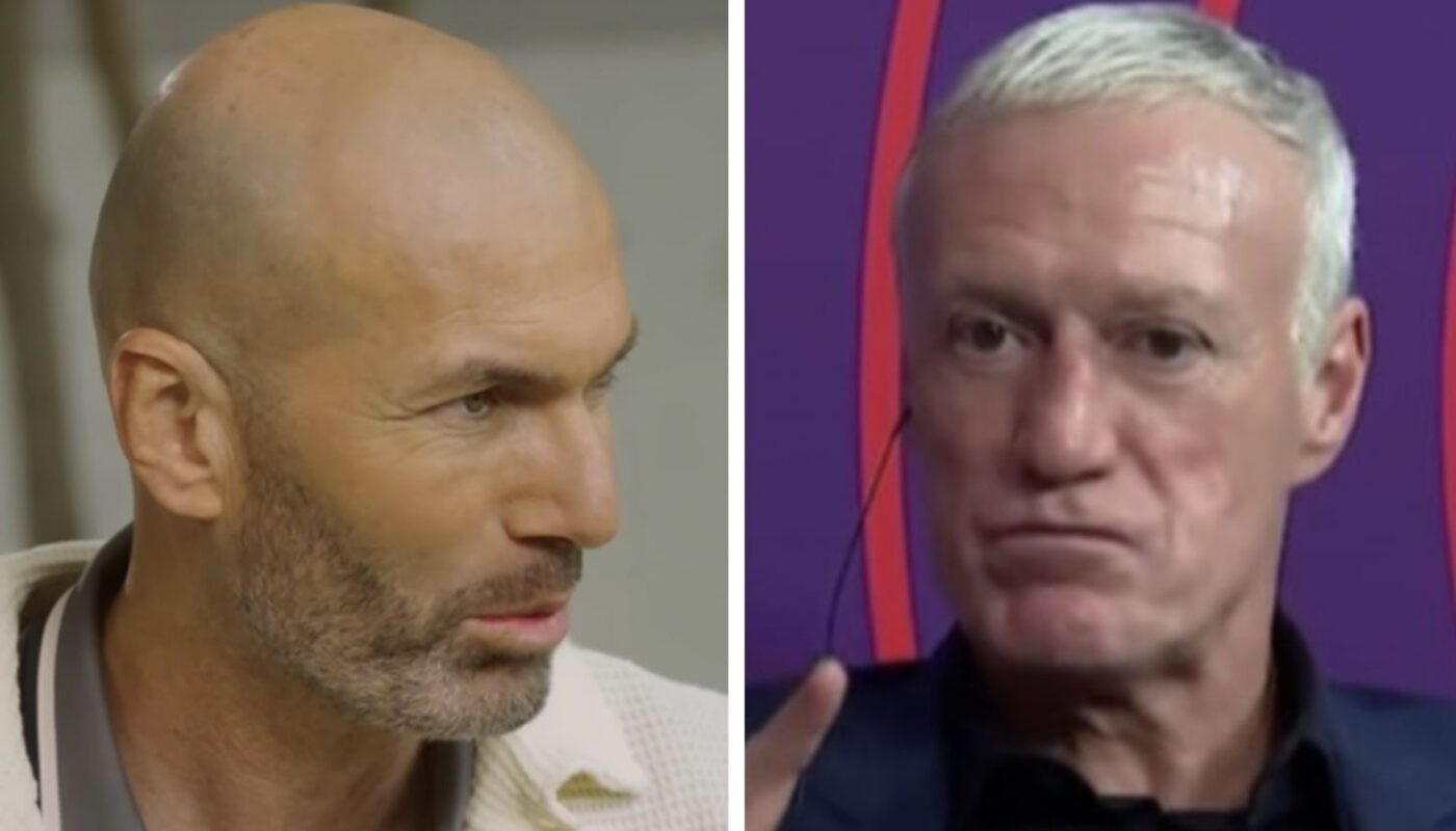 Zinédine Zidane et Didier Deschamps